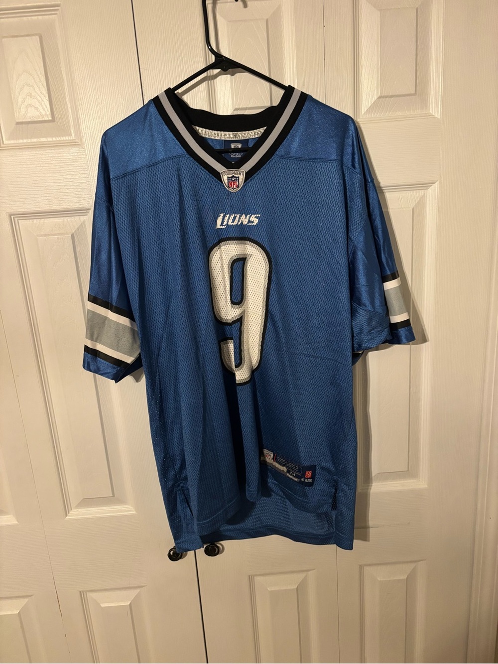 Detroit Lions Matt Stafford #9 Blue Men’s Football Jersey